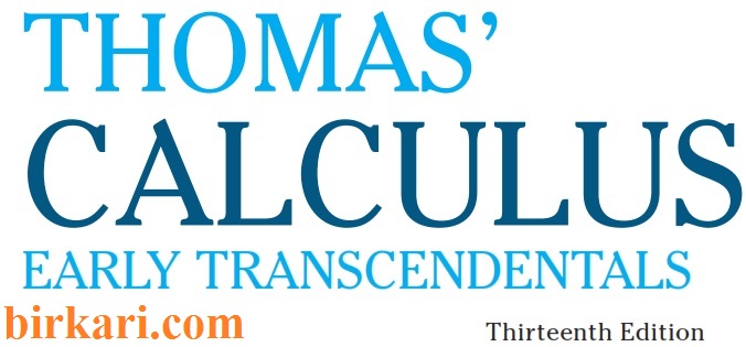 جیاکاری و تەواوکاری Calculus - کتێب و ڕێبەری ڕاهێنانەکانی Thomas Calculus - وەشانی سێزدە